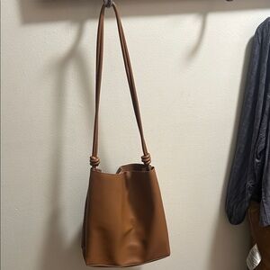 Street Level Classic Brown Shoulder Bag